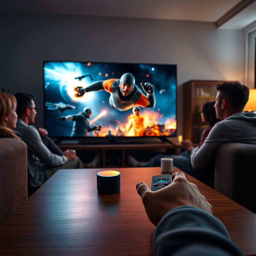 fire stick in action