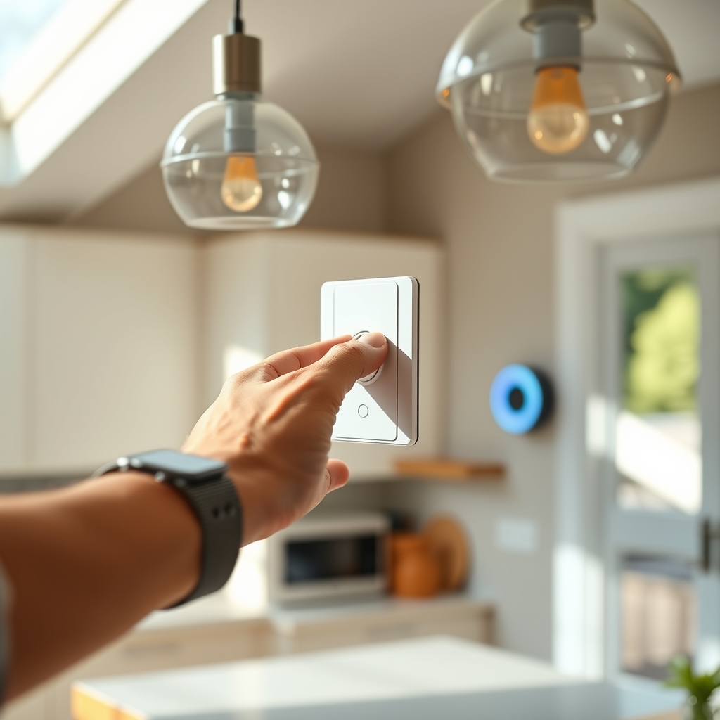 smart dimmer in action