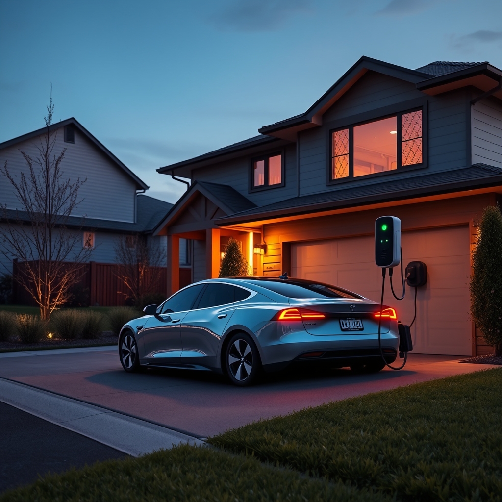EV charger installation home - Illustration 1