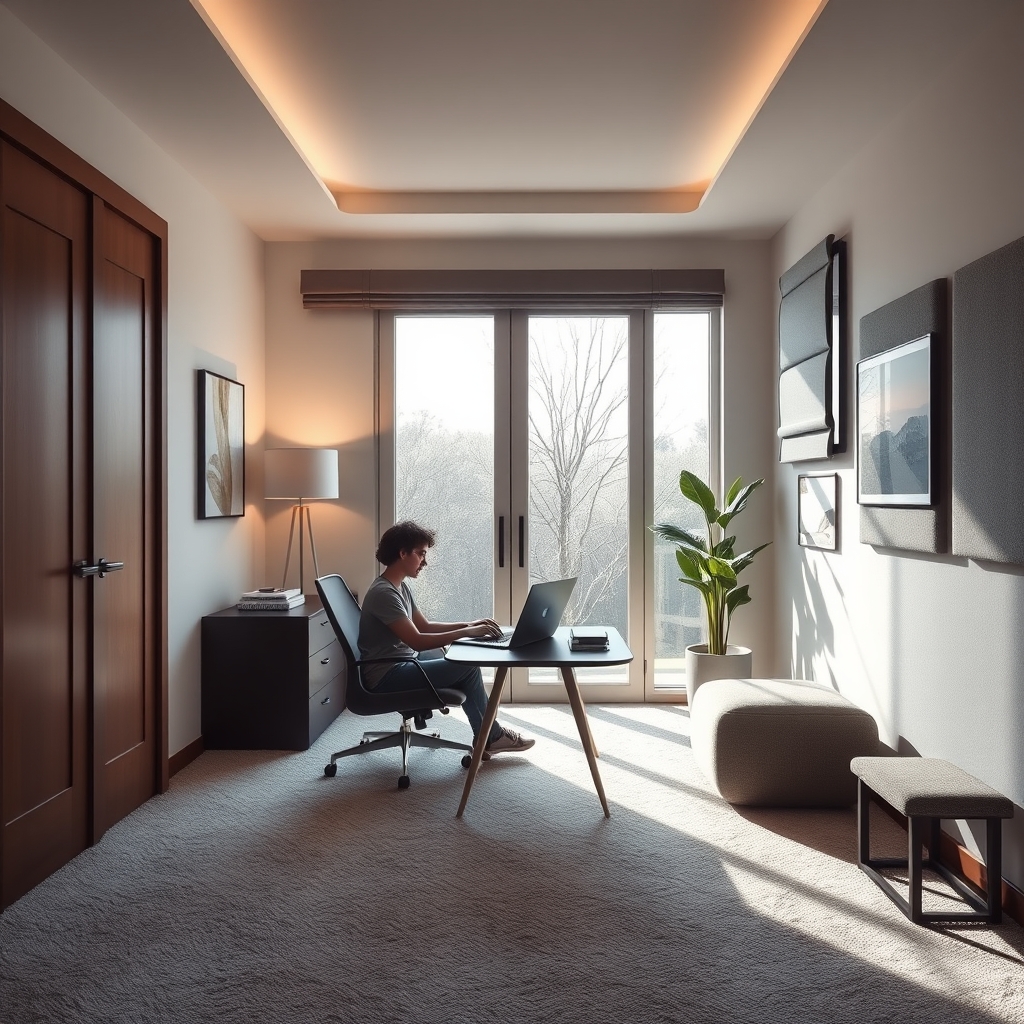 Home Office Soundproofing: 7 Best Ways to Improve Call Quality (Proven Guide) 4 Home office soundproofing - Illustration 3