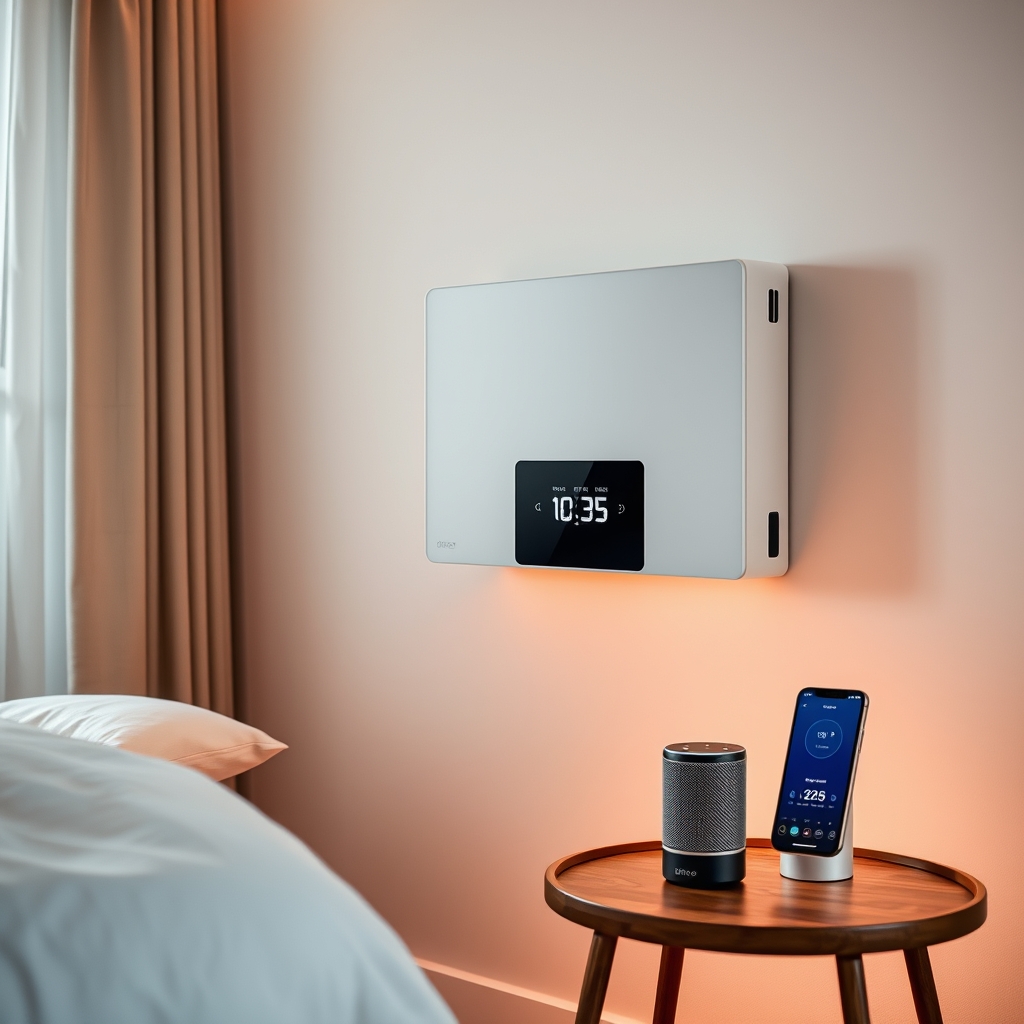 wall heater in action