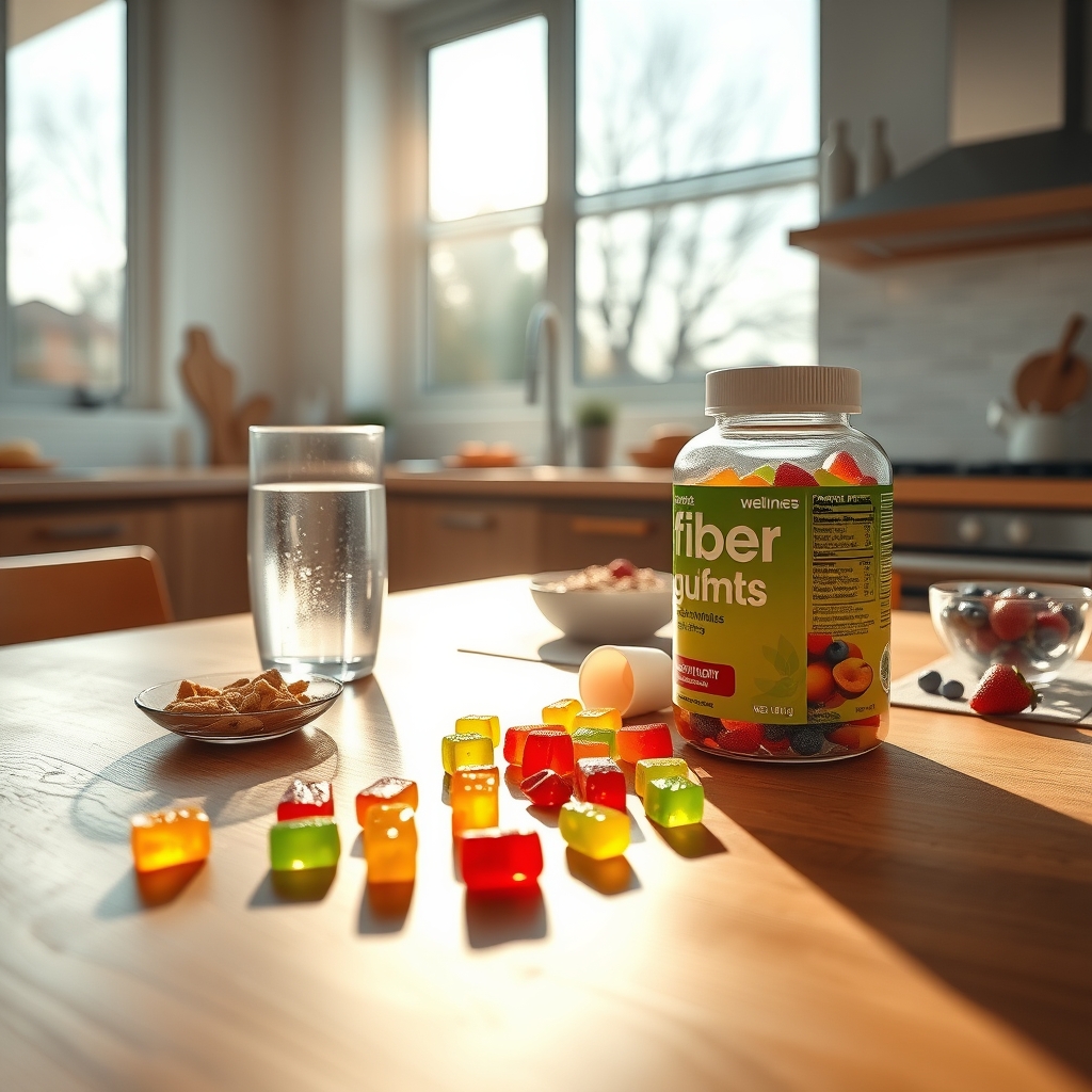 fiber gummies product view