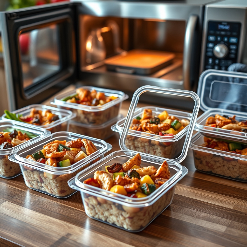 deli containers in action