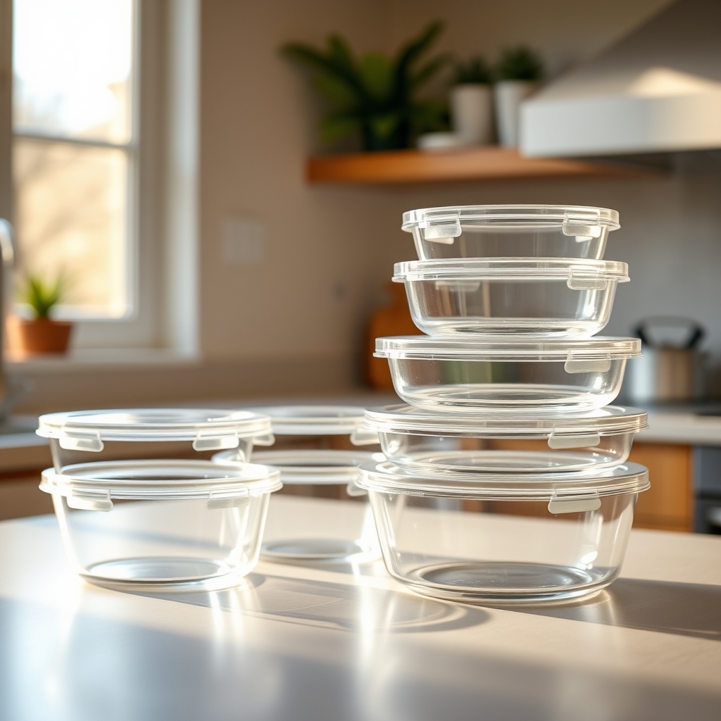 glass containers product view