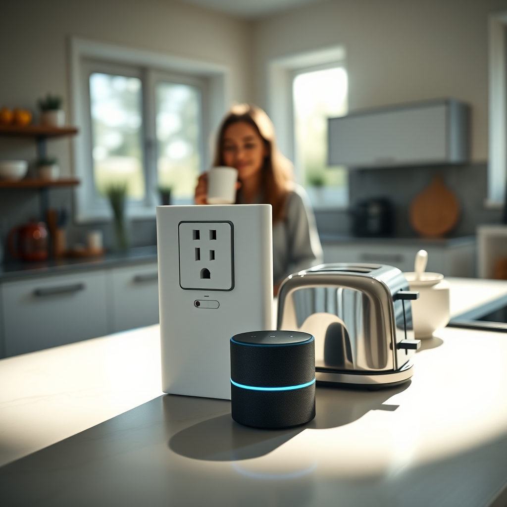 smart outlet in action