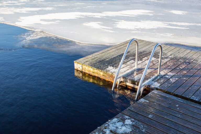 Cold Plunge Pool: 7 Amazing Ways to Boost Recovery (Proven Guide) 3 landscape shot natural ice pool sweden TheHomeQuality