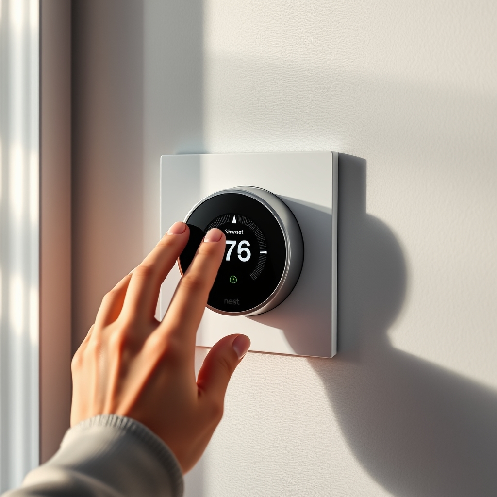 thermostat trim in action