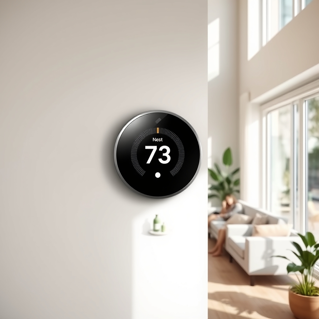 nest thermostat product view