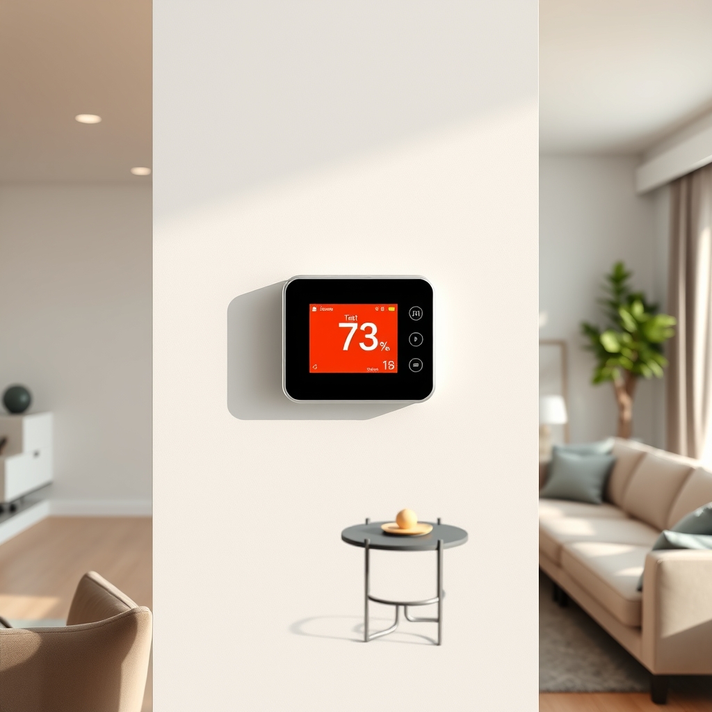 programmable thermostat product view