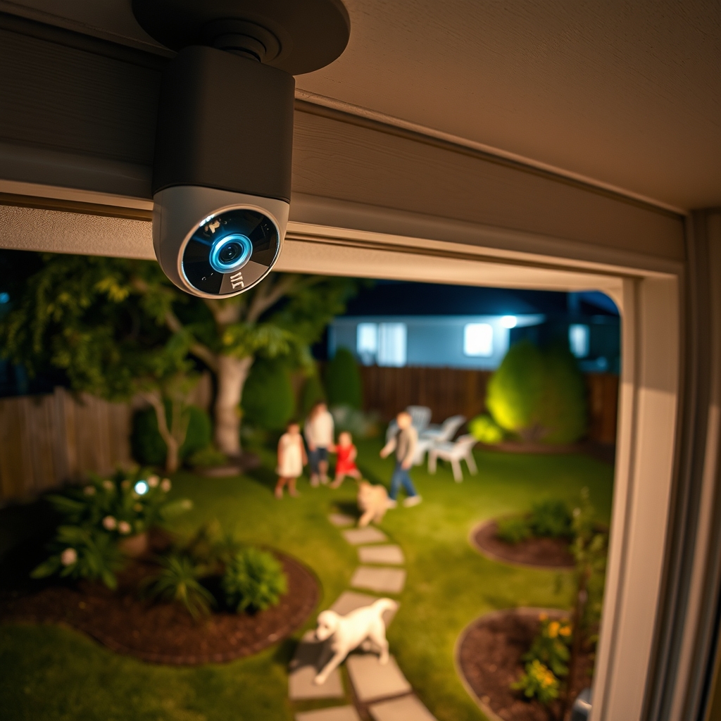 outdoor camera in action
