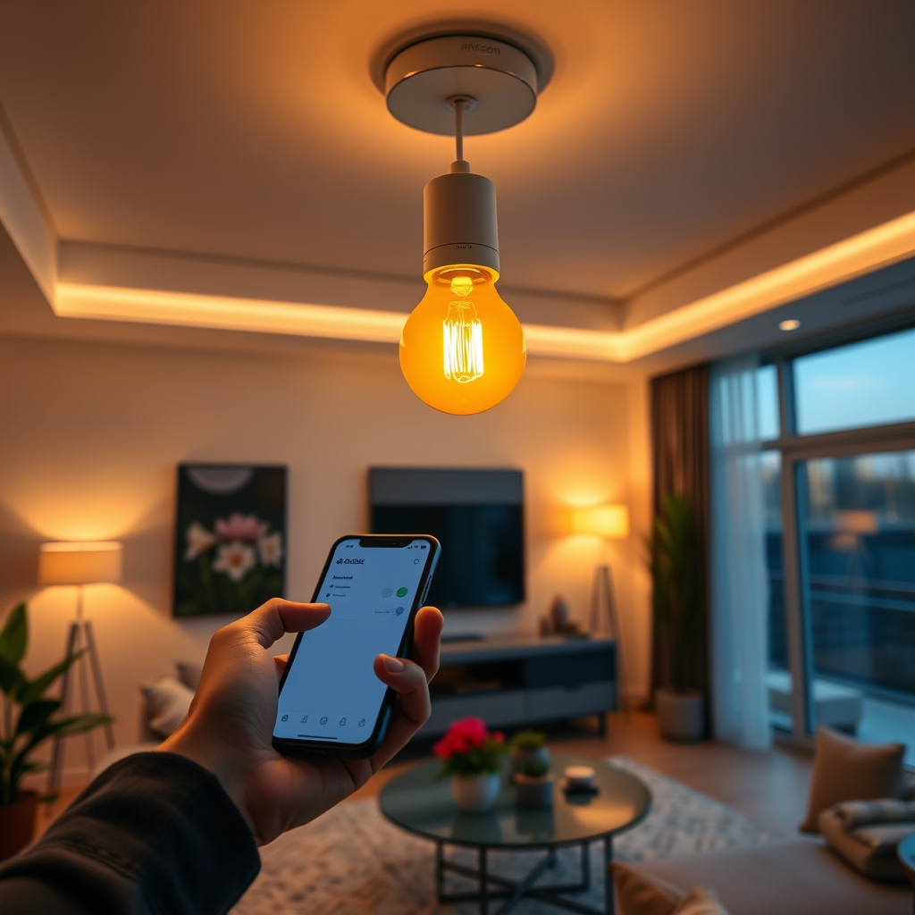 smart bulb product view
