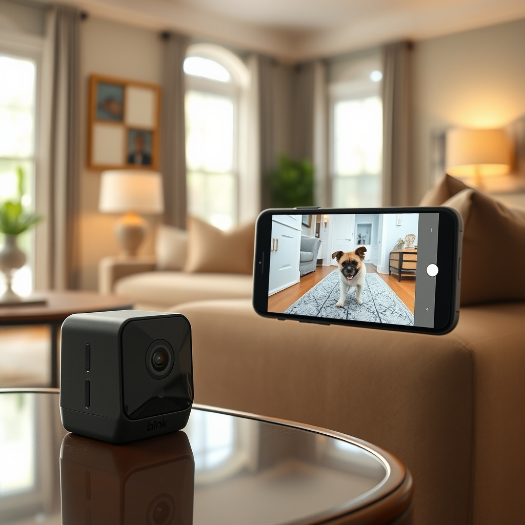 Indoor camera in action