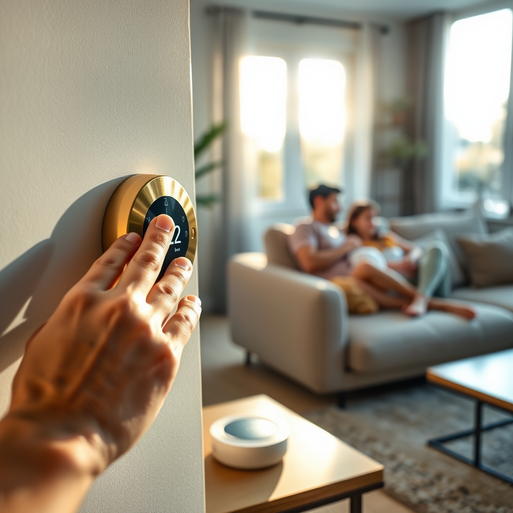 learning thermostat in action