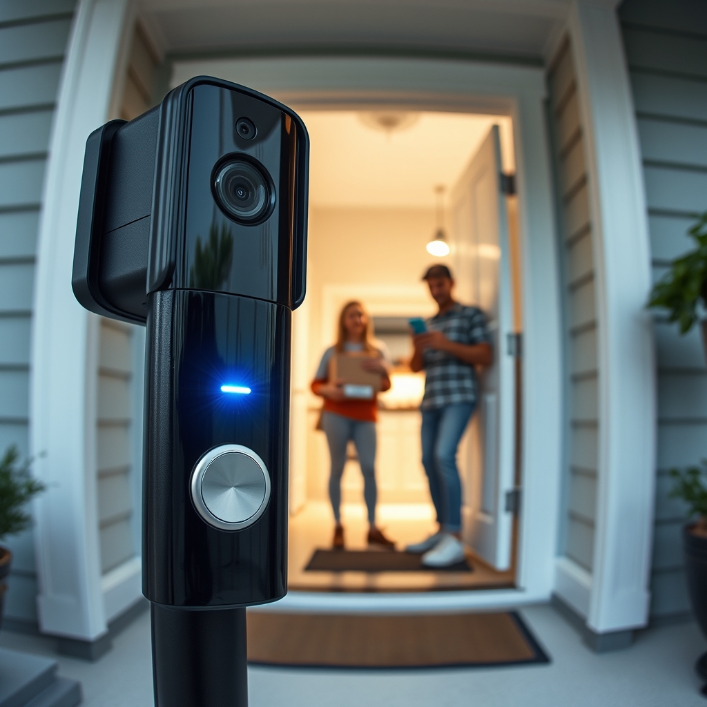 ring doorbell in action