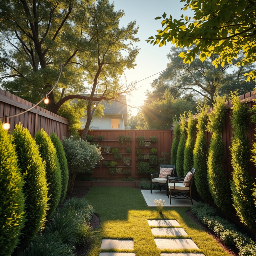 Backyard privacy ideas - Illustration 1