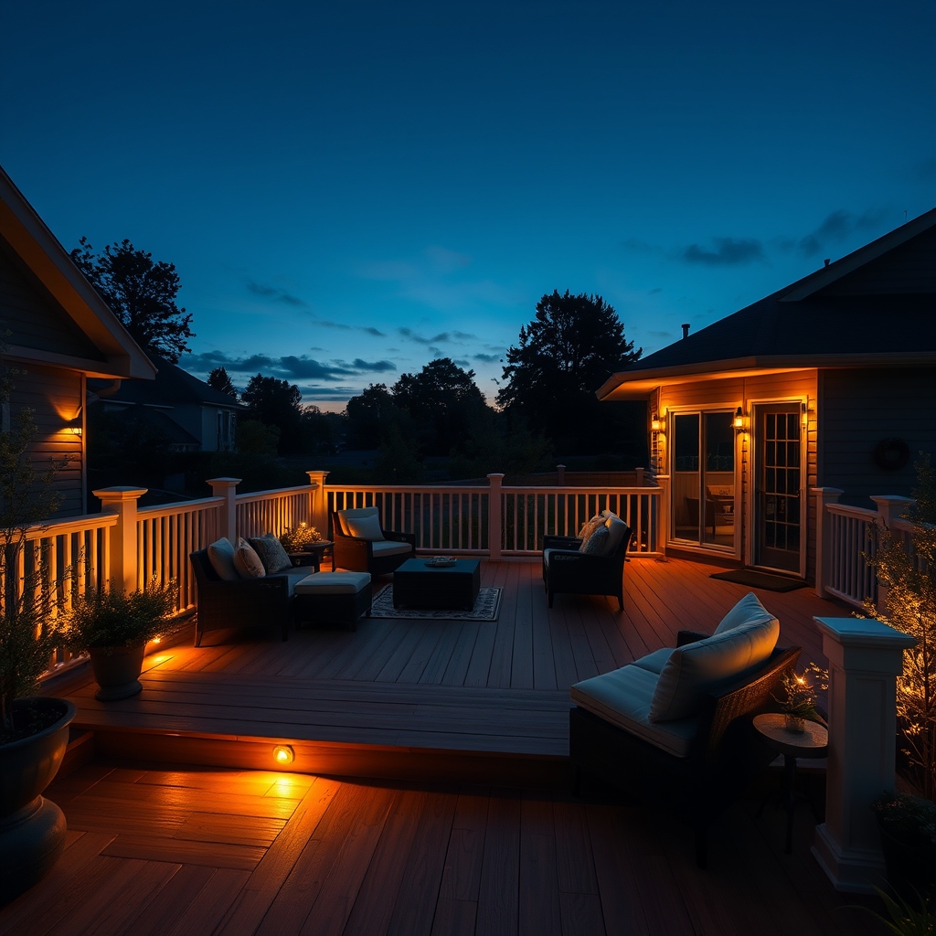 Deck lighting ideas - Illustration 1