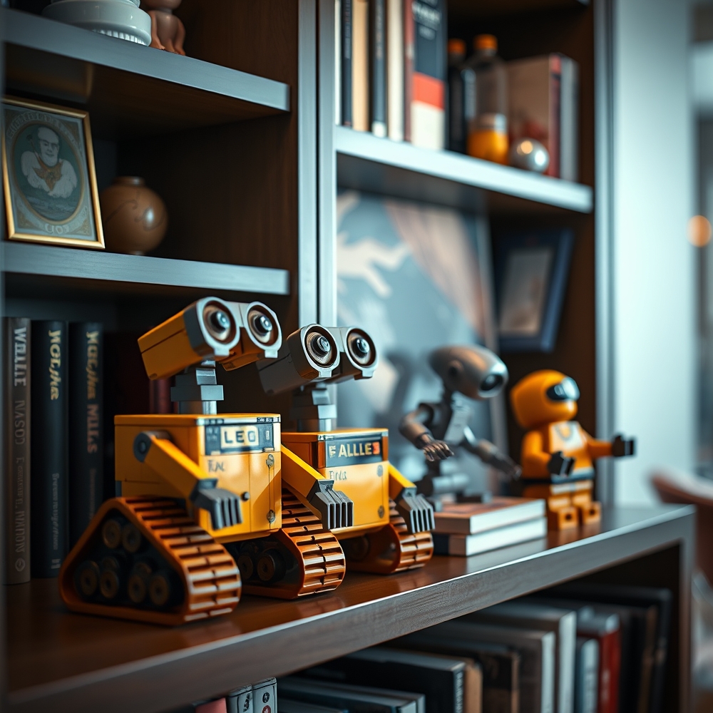 LEGO Wall-E in action