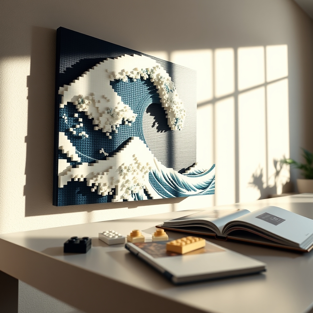 LEGO Art in action