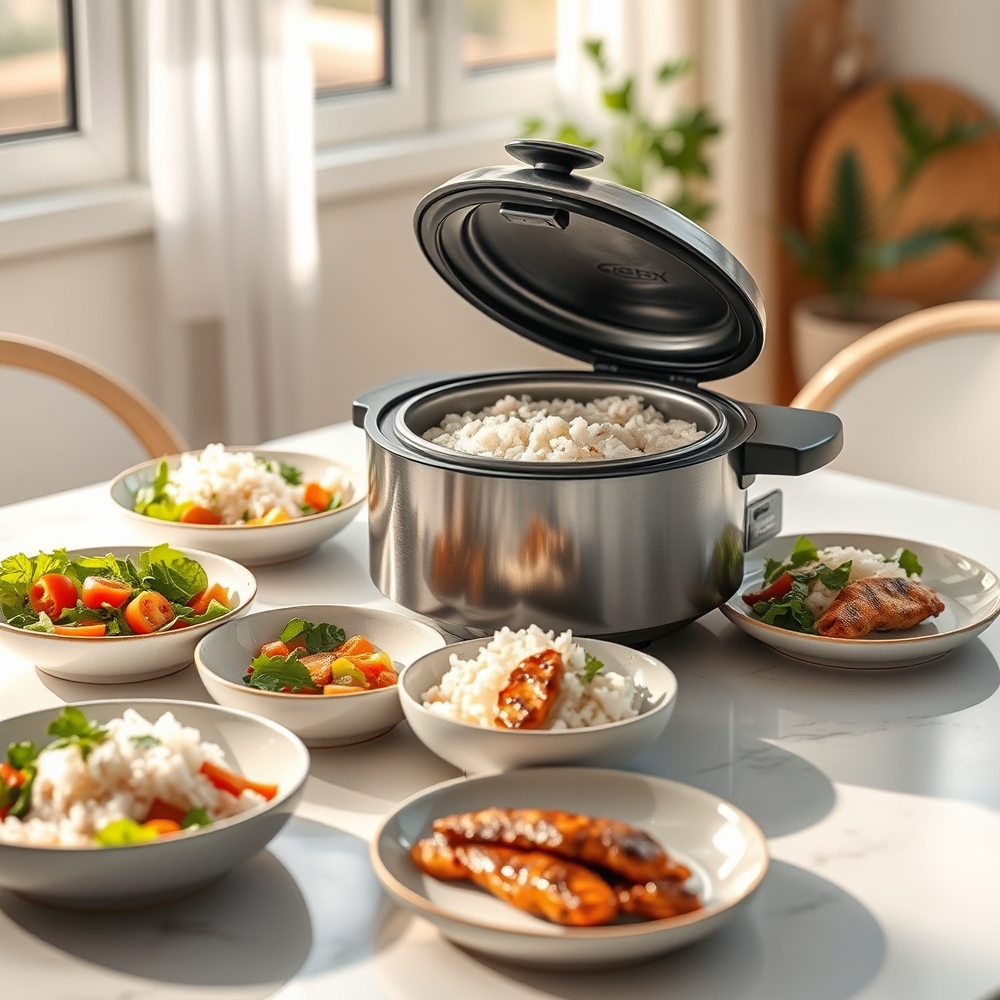 ceramic ricecooker in action