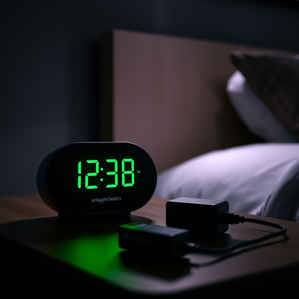 digital clock in action