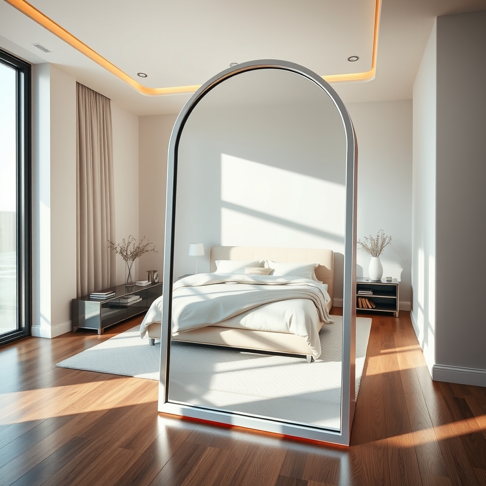 arched mirror product view