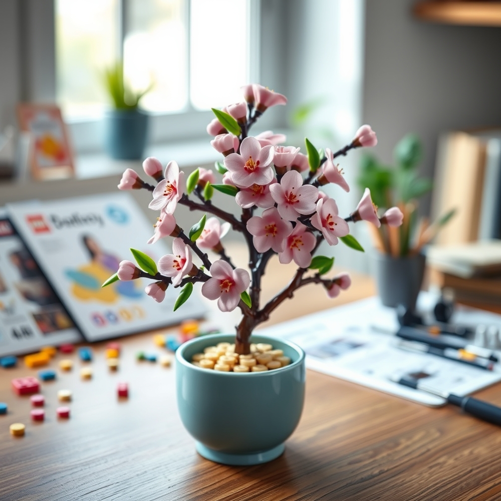 LEGO Botanicals in action