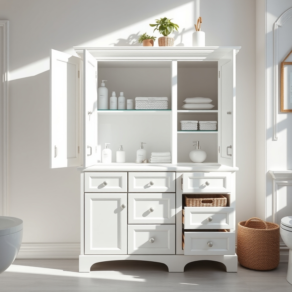 storage cabinet in action