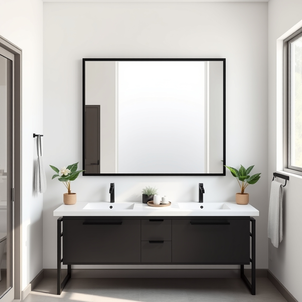 bathroom mirror product view
