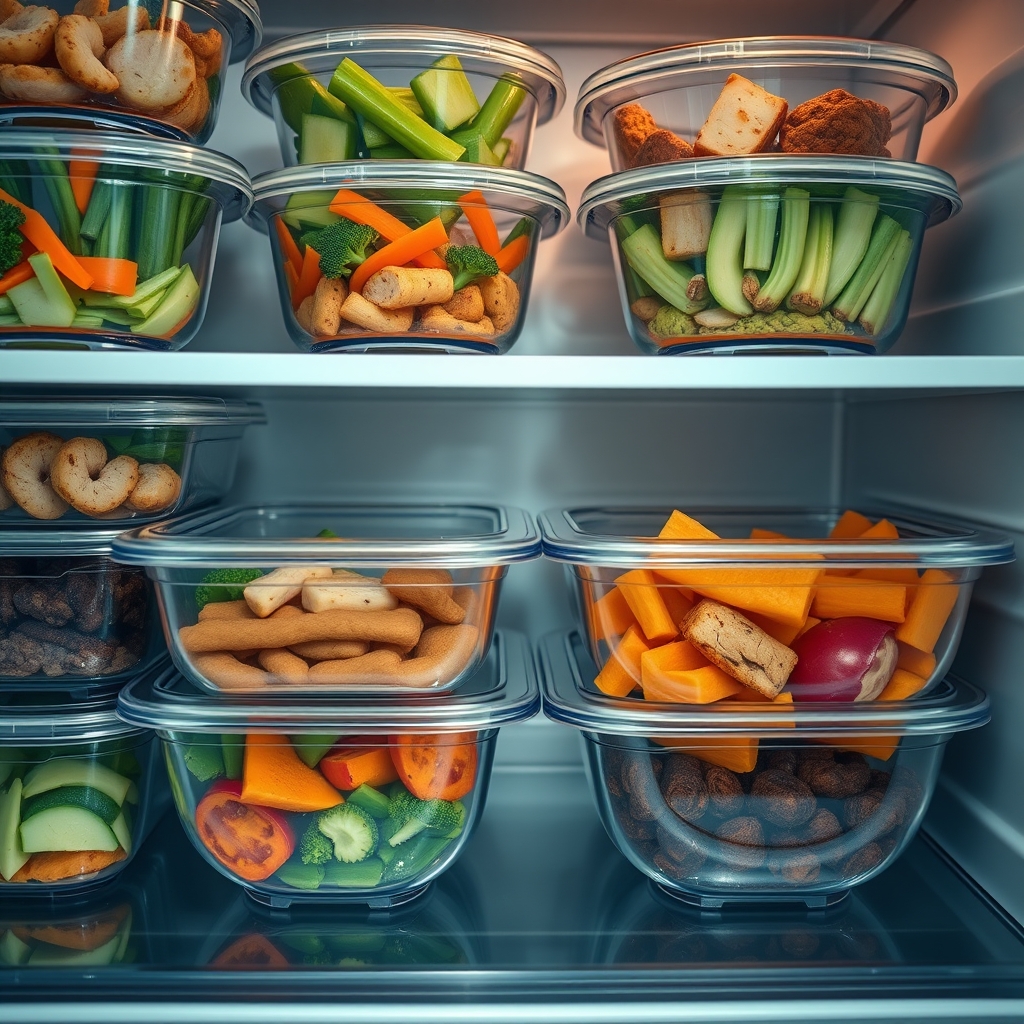Meal prep in action