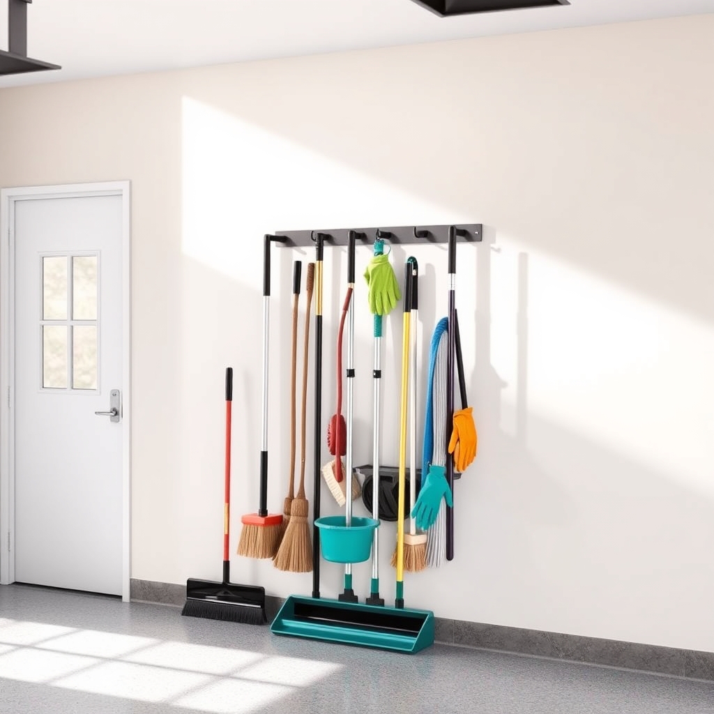 broom holder product view