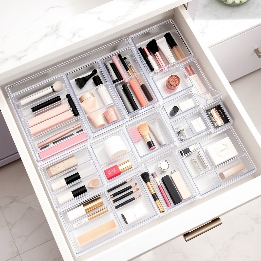 drawer organizer in action