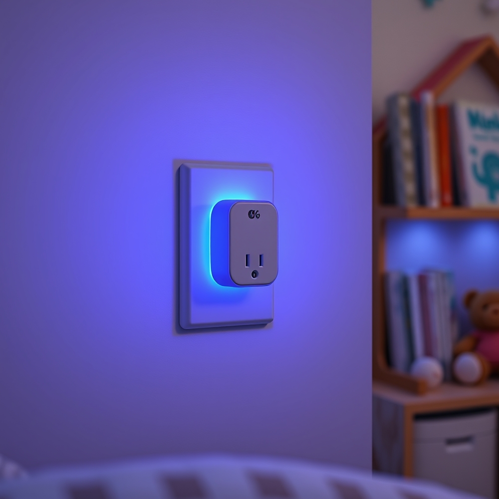led nightlight in action