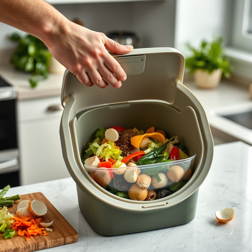 countertop composter indoor - Illustration 2