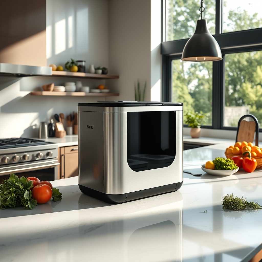 countertop composter indoor - Illustration 1