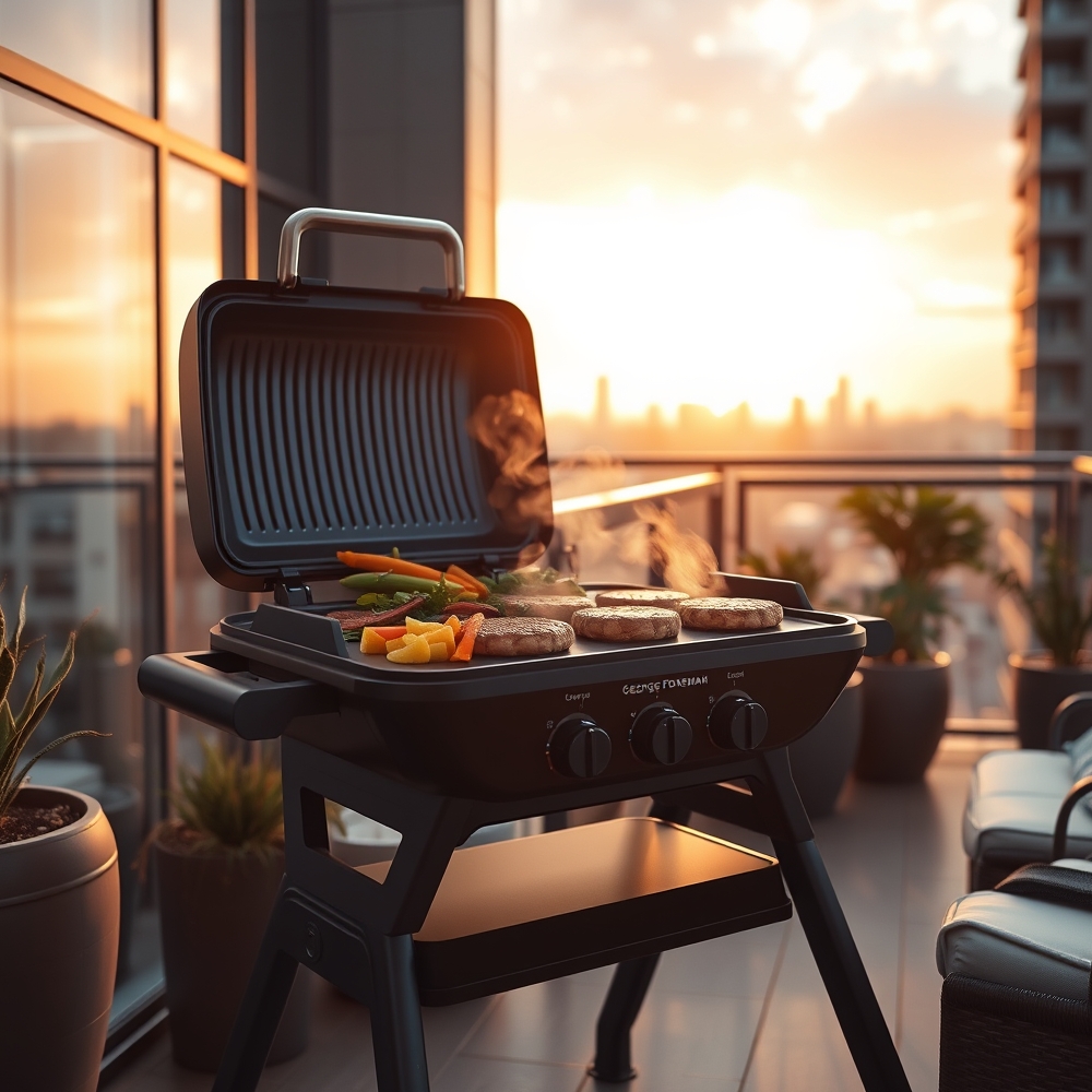 electric grill product view