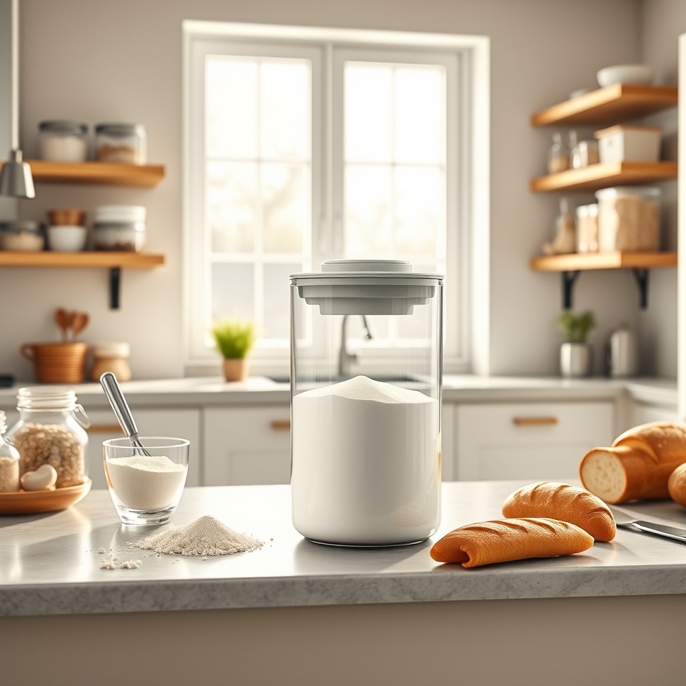 Flour container product view