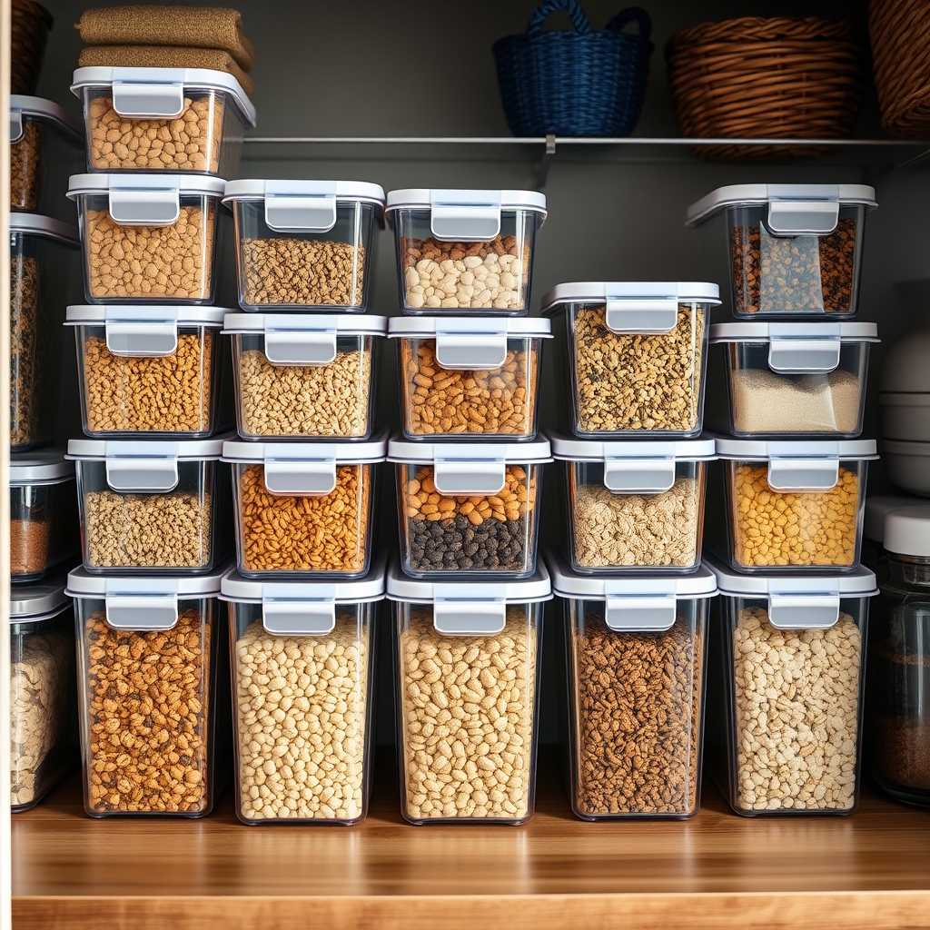 airtight containers in action