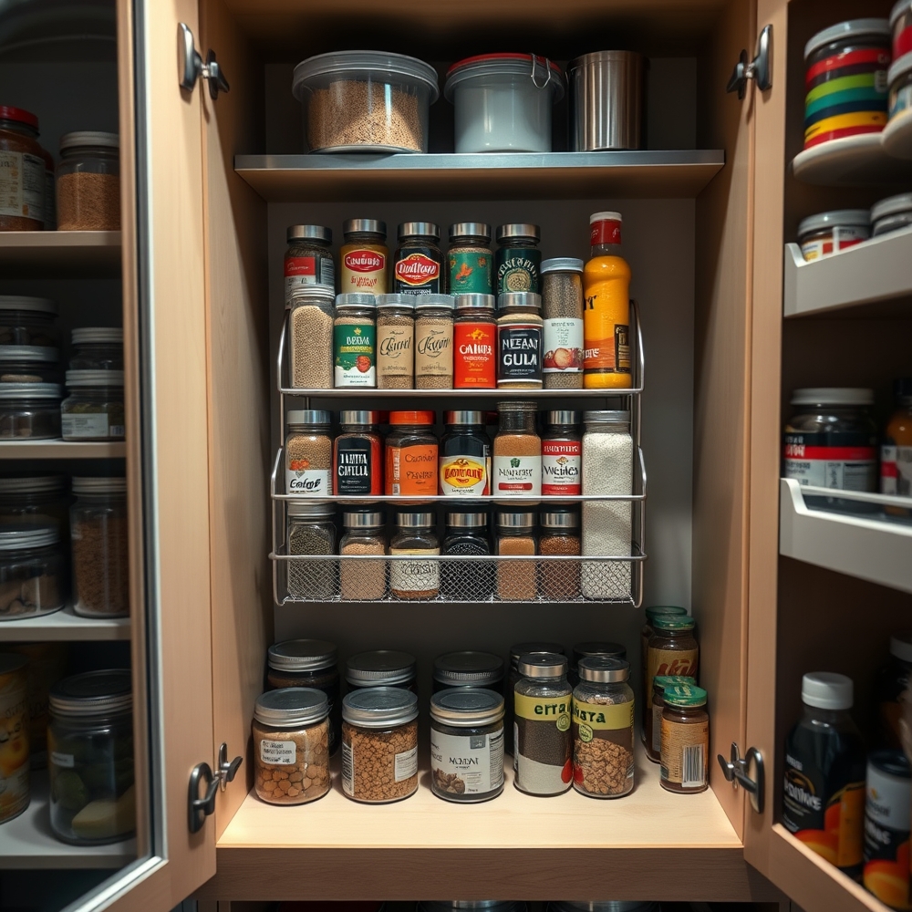 spice organizer in action