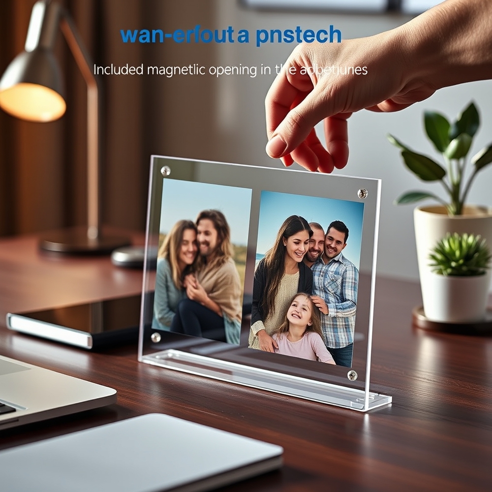 acrylic frame in action