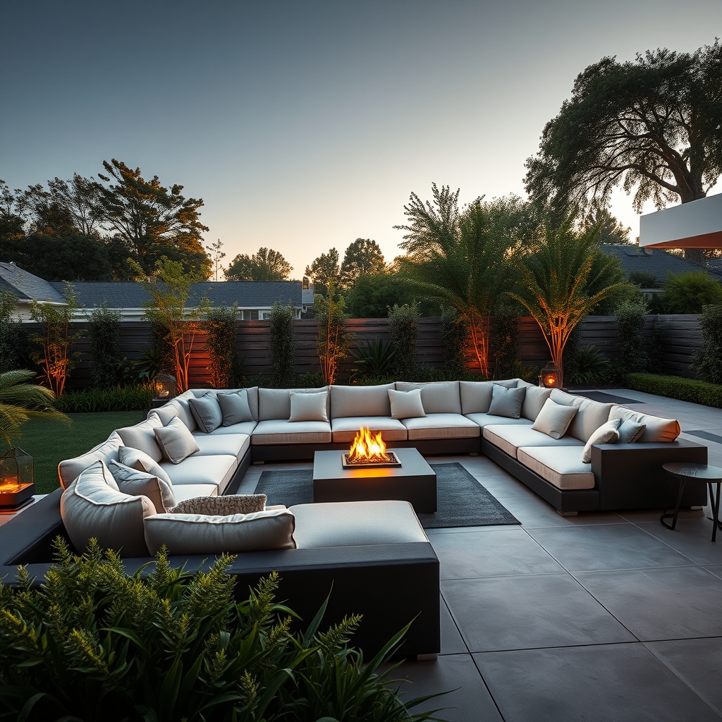 modular outdoor sectional sofa - Illustration 1