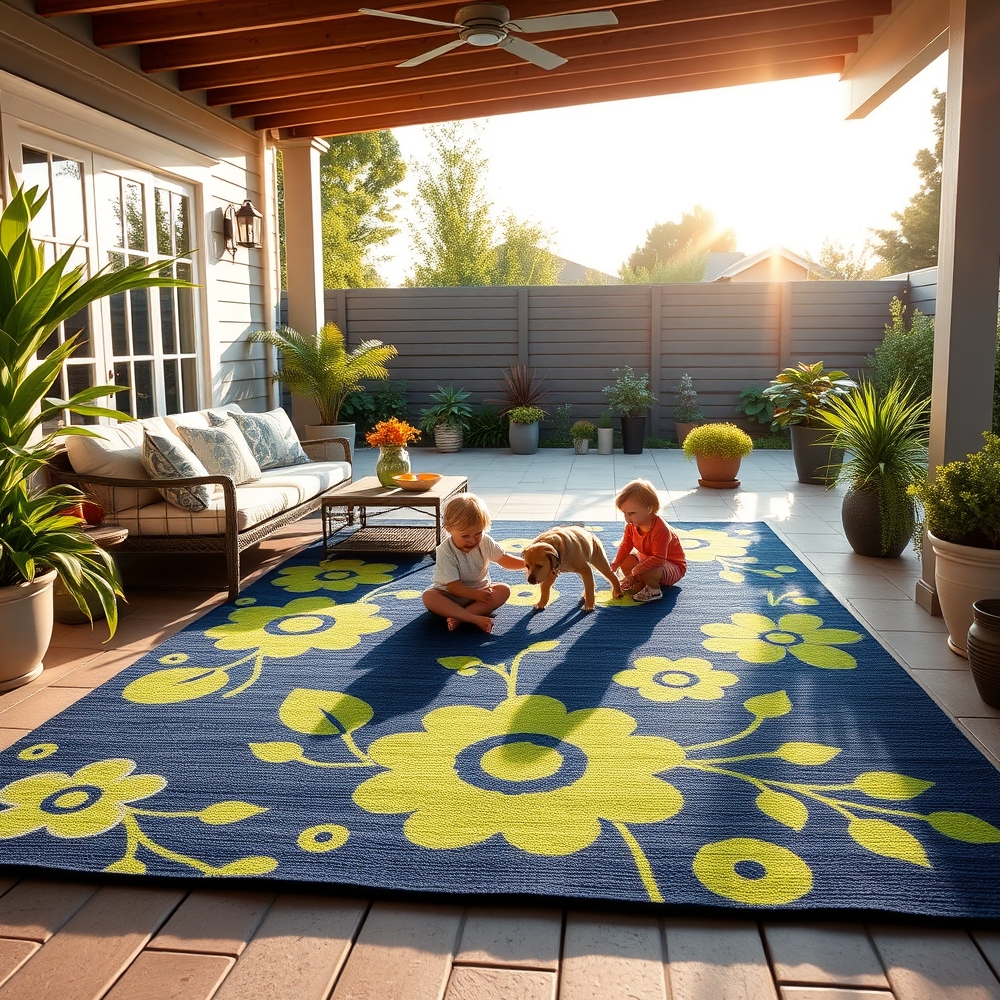 outdoor rug product view
