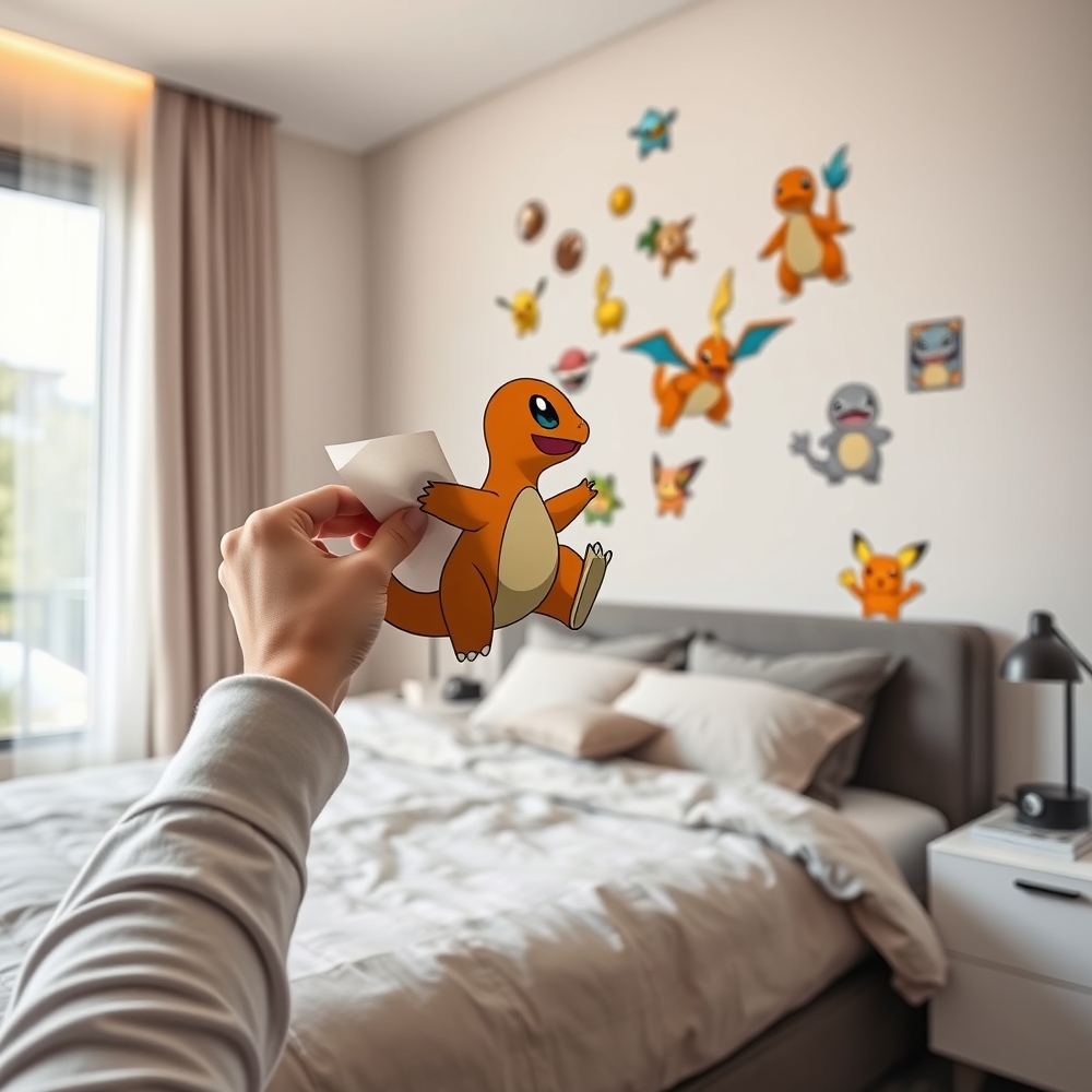 Pokemon decals in action