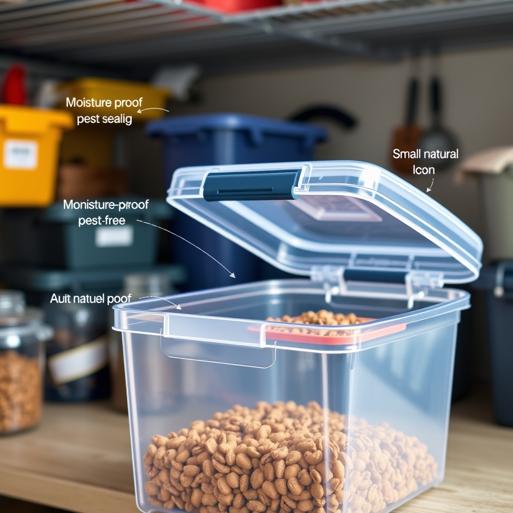 airtight container in action