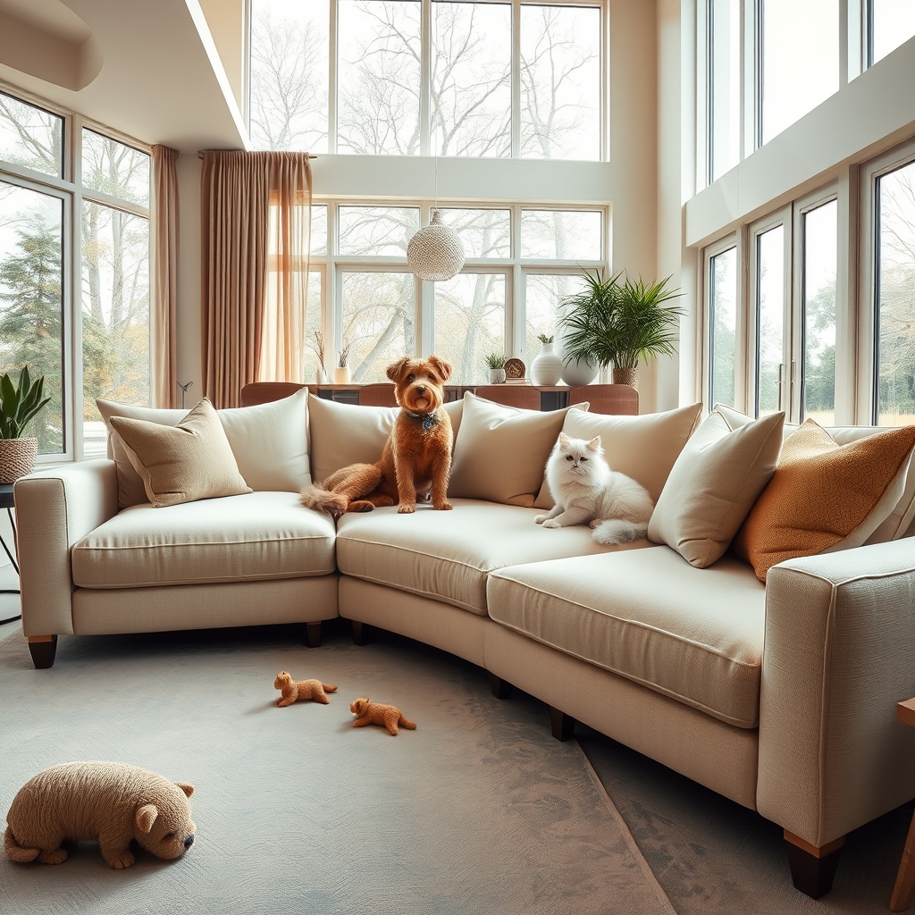 pet-proof furniture fabric - Illustration 1