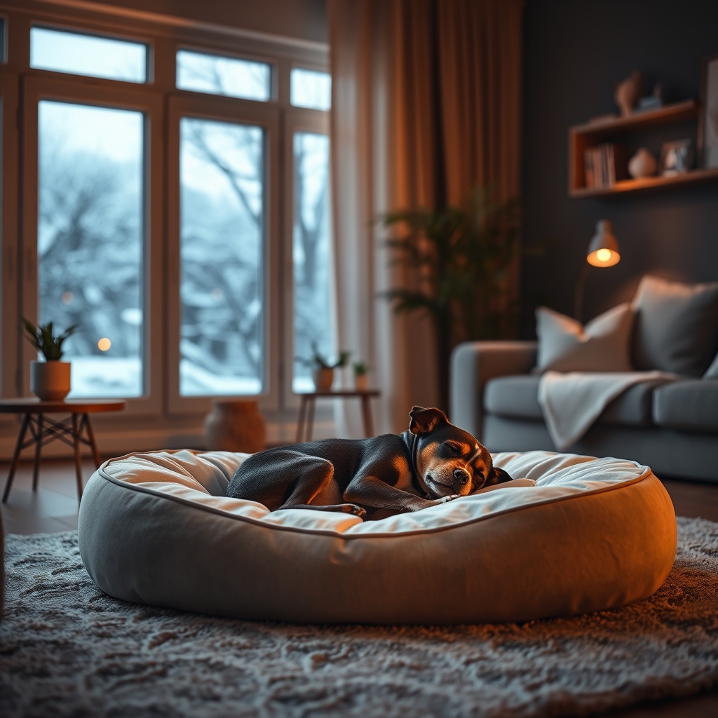 smart pet bed with temperature control - Illustration 3