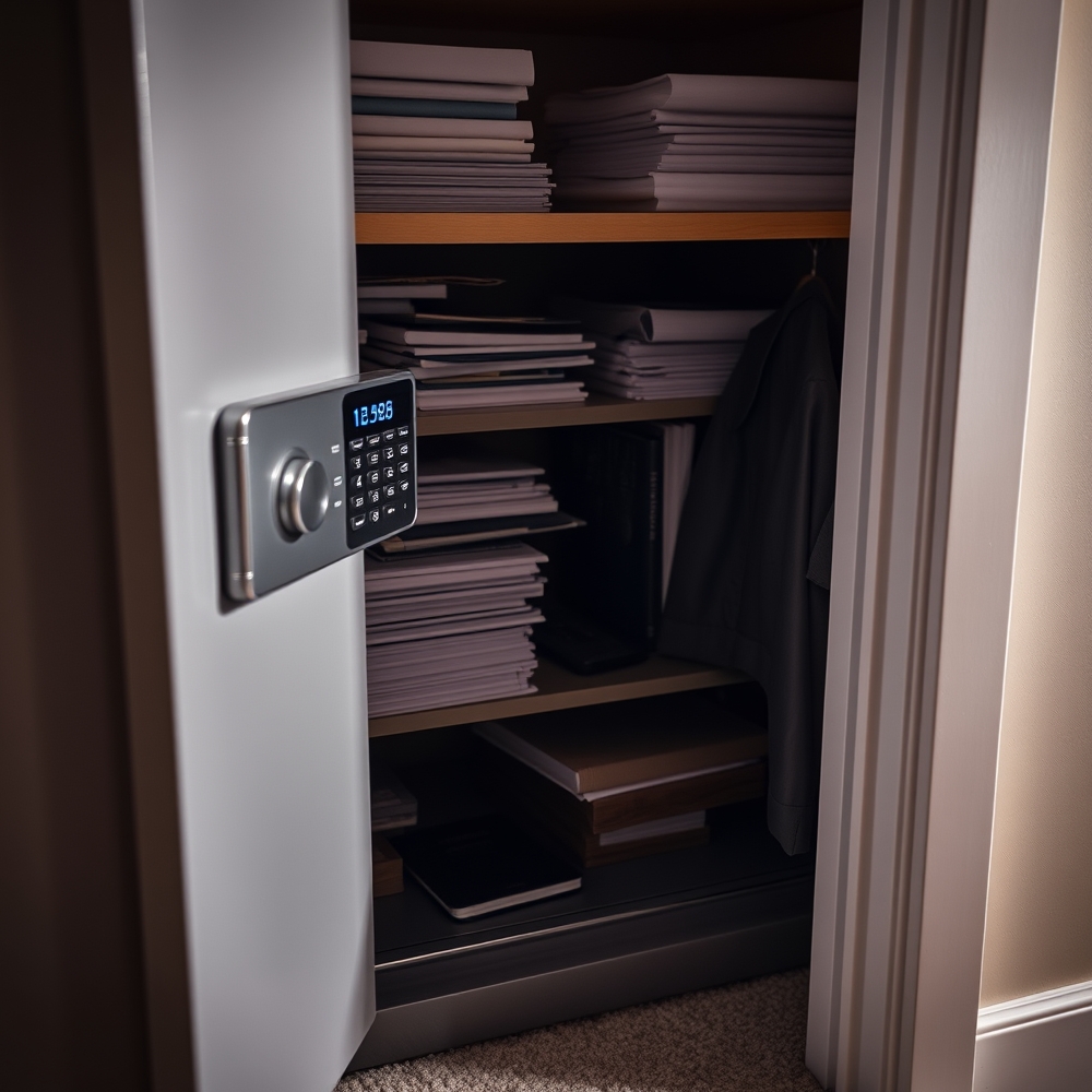 security safe in action