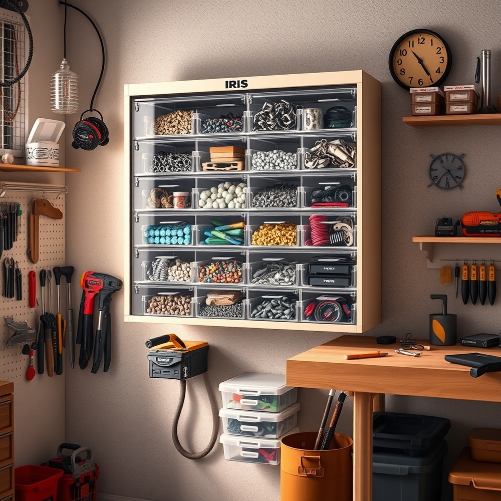 parts organizer in action