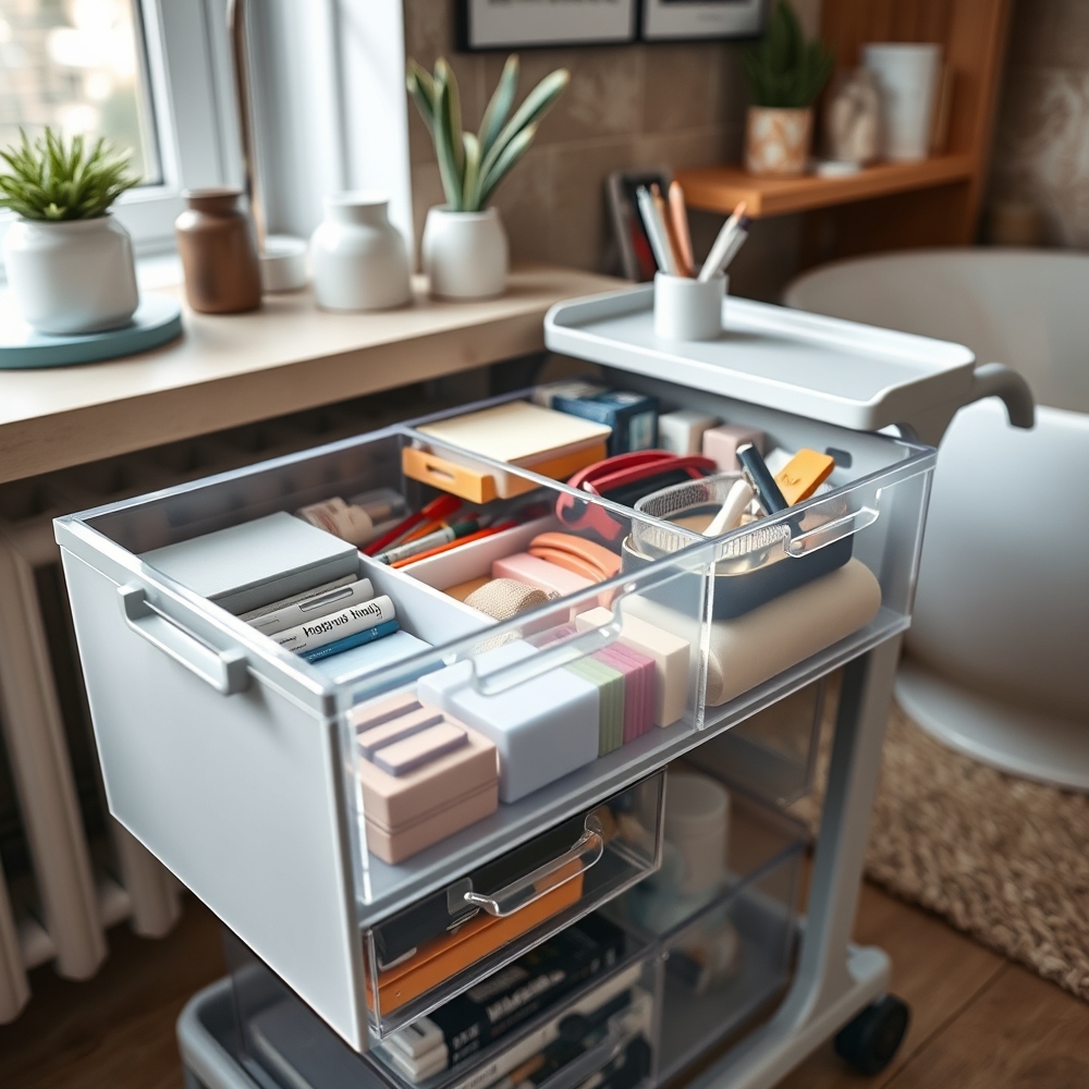 drawer organizer in action