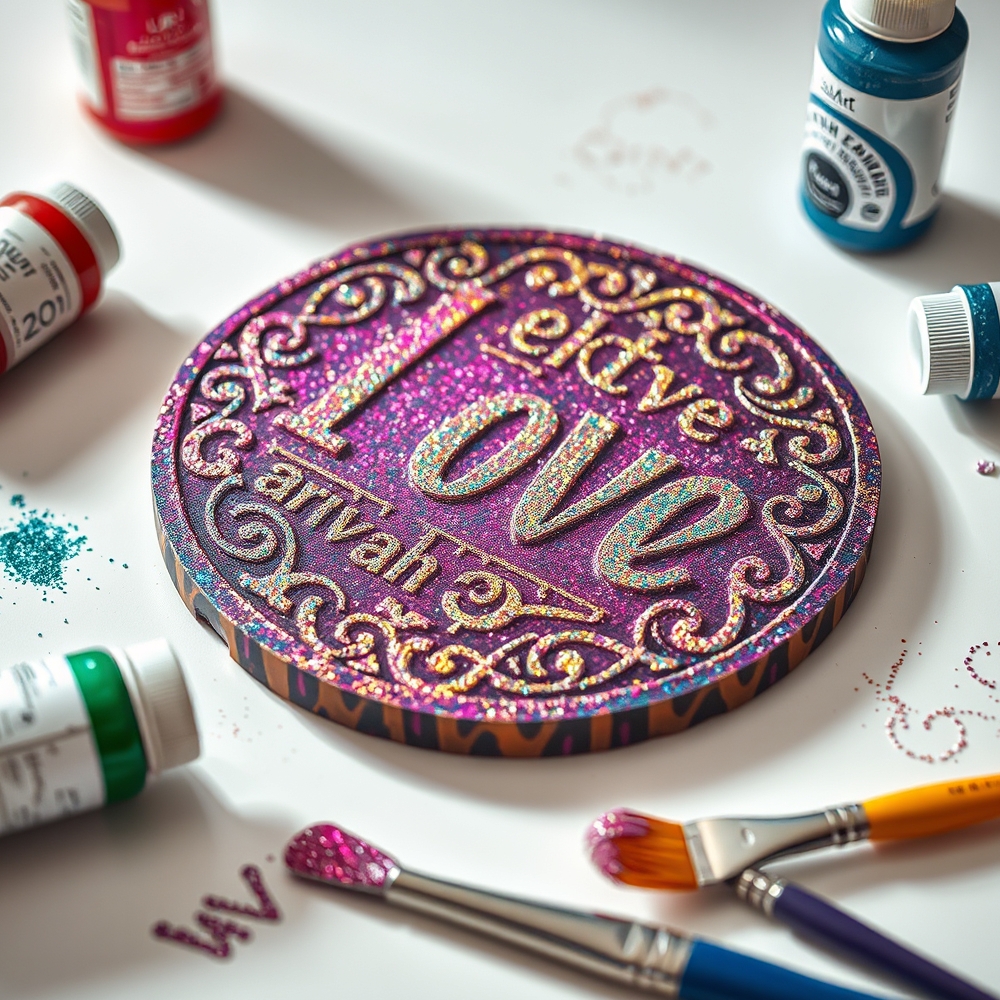 Glitter Paint: 10 Ultimate Secrets For Amazing Results in 2026 2 Glitter paint in action