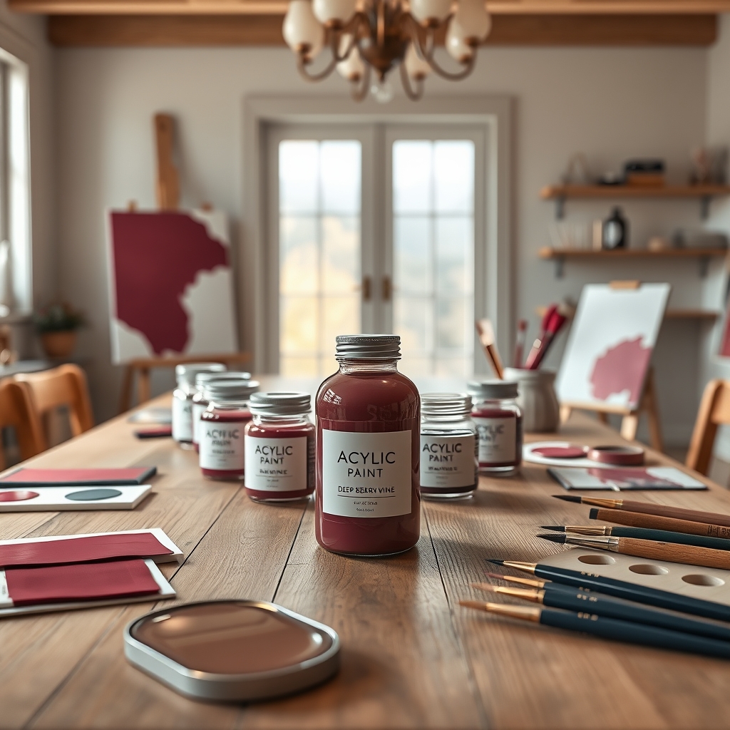 acrylic paint product view